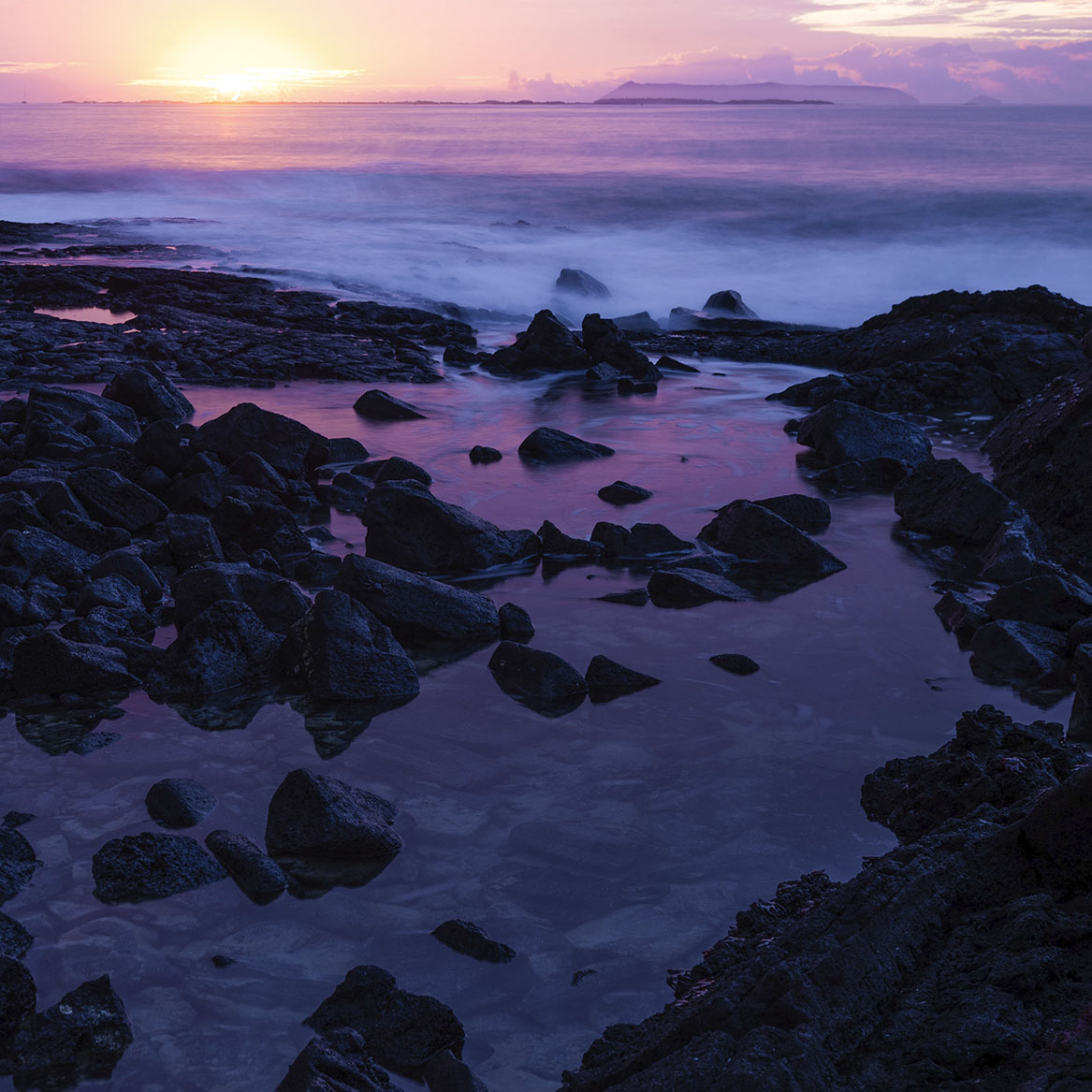 Atardecer en la Playa del Amor